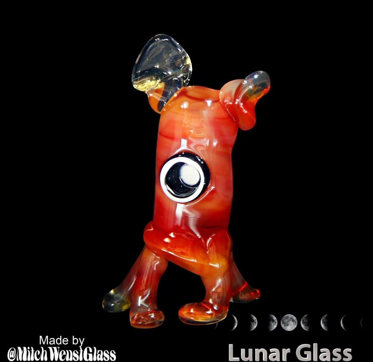 LG- 36 Lunar Glass Silver Dusk Opal Rod