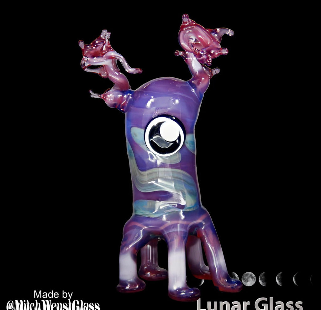 LG - 54 Lunar Glass Purplish Red Opal Rod
