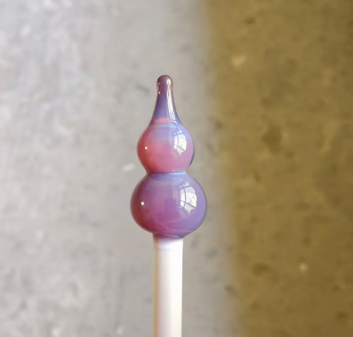 LG - 54 Lunar Glass Purplish Red Opal Rod