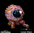 LG - 27 Lunar Glass Silver Amber Cyan Rod