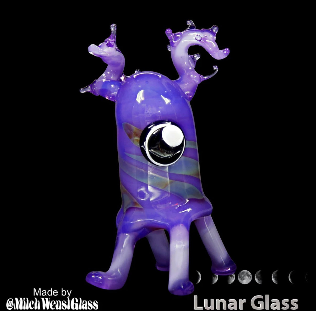 LG - 52 Lunar Glass Heart of the Ocean Opal Rod