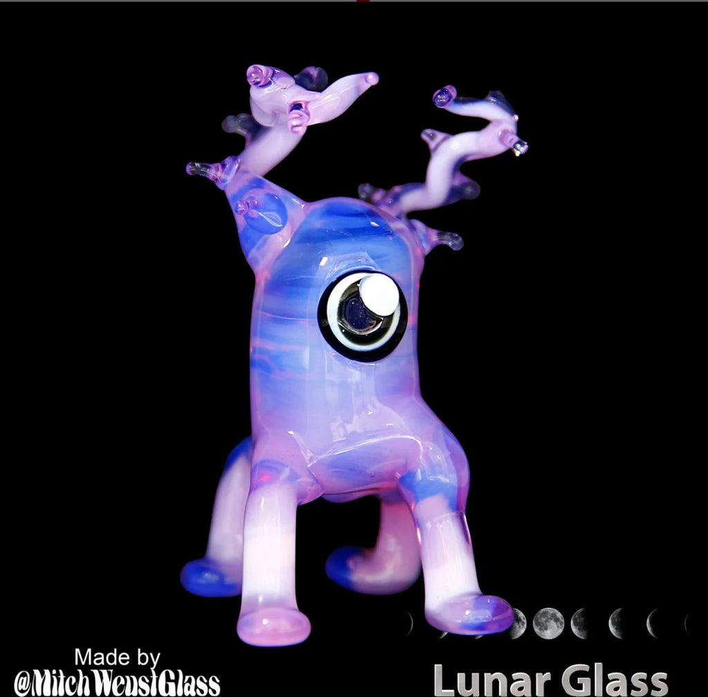 LG - 10 Lunar Glass Dense Amethyst Opal Rod
