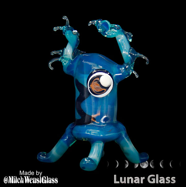 LG-41 Lunar Glass Venus Dark Sea Blue Opal Rod