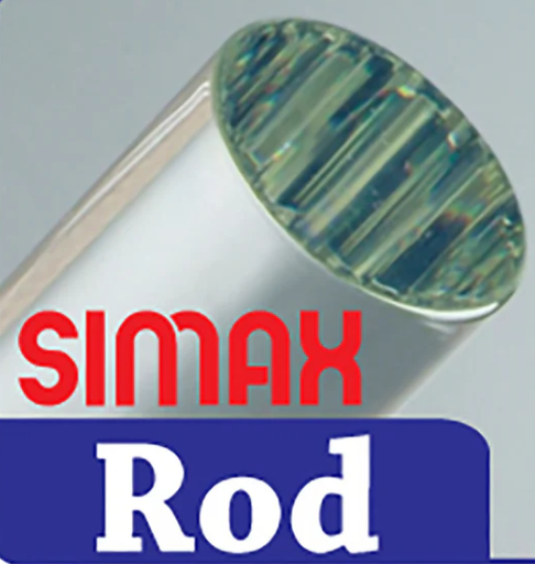 Simax 3 mm Clear Boro Rod
