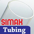 Simax 25.4mm X 4mm Clear Tubing
